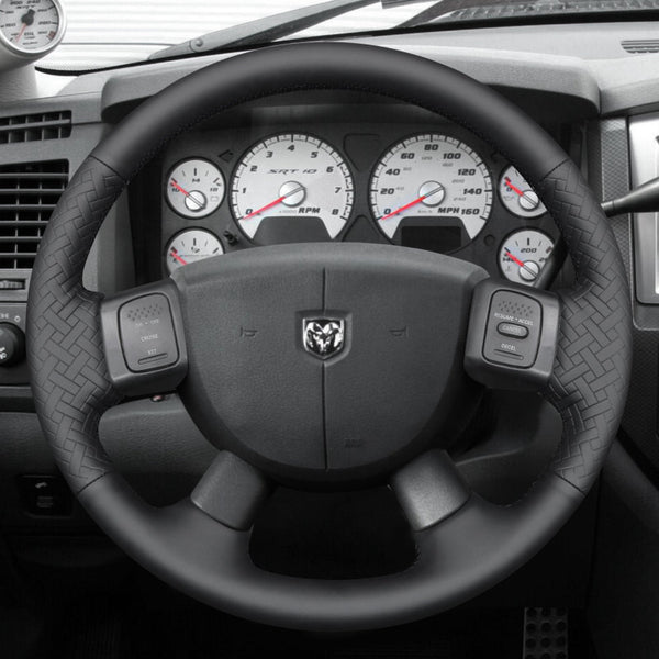 Mewant Car Steering Wheel Cover for Dodge Ram 1500 2500 3500 2004-2008