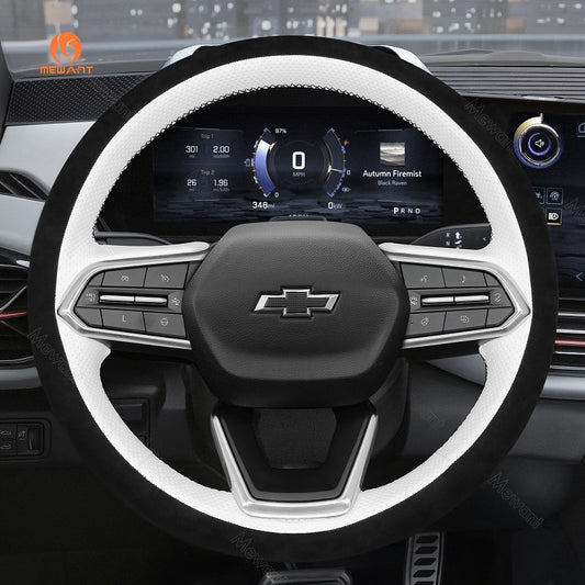Car Steering Wheel Cover for Chevrolet Equinox Silverado EV Traverse Tahoe Blazer EV Suburban from Mewant
