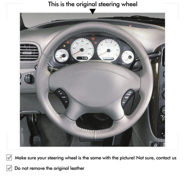 Mewant Car Steering Wheel Cover for Dodge Grand Caravan 2001-2007