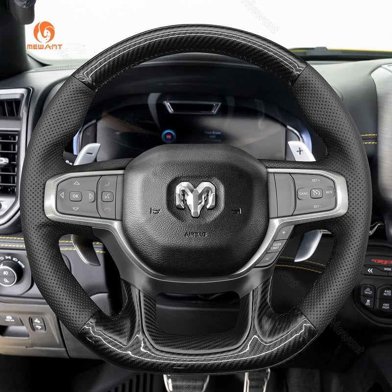 Car Steering Wheel Cover for Dodge Ram 1500 TRX from Mewant