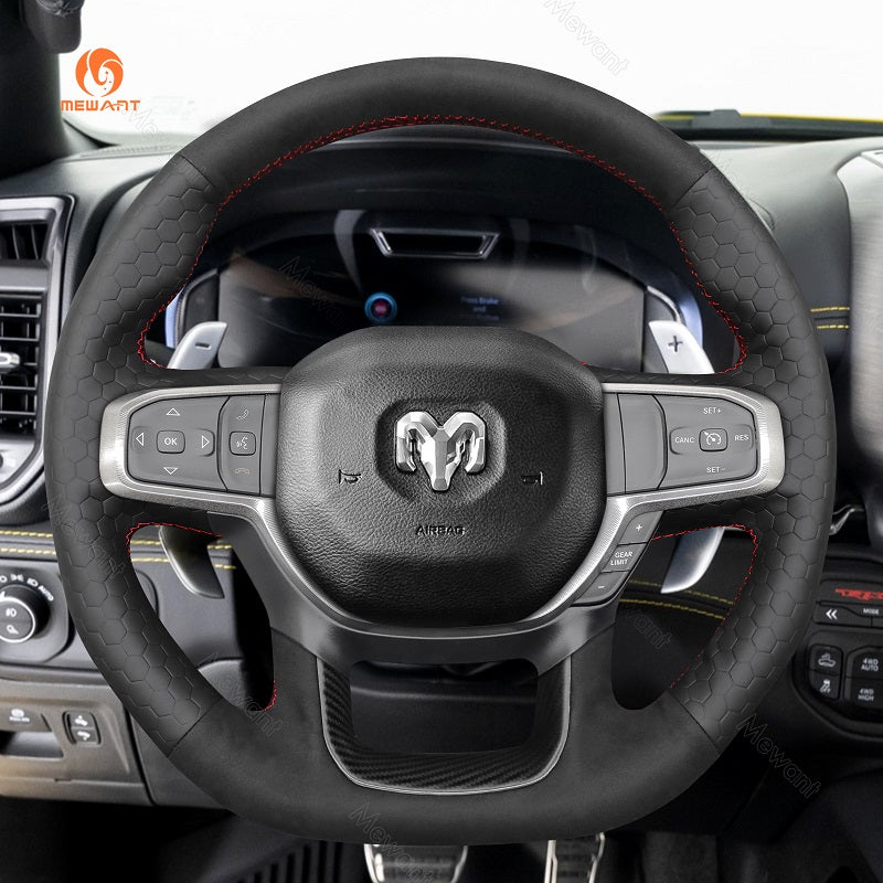 Car Steering Wheel Cover for Dodge Ram 1500 TRX from Mewant