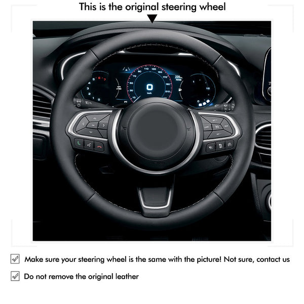 Car Steering Wheel Cover for Fiat 500X 2022-2024 from Mewant