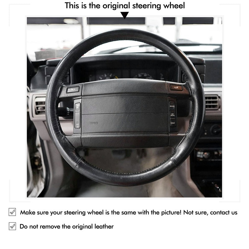 Car Steering Wheel Cover Ford Mustang LX GT Ford Bronco F-150/F-250/F-350 from Mewant