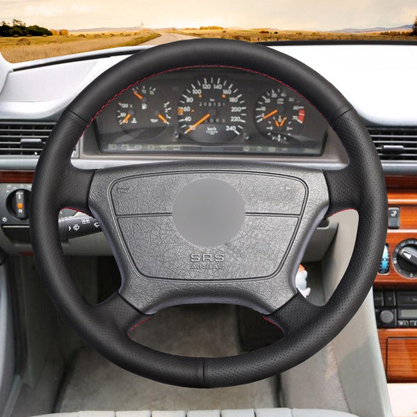 Hand Stitch Car Steering Wheel Cover for Mercedes Benz C-Class W202 1994-2020 from Mewant
