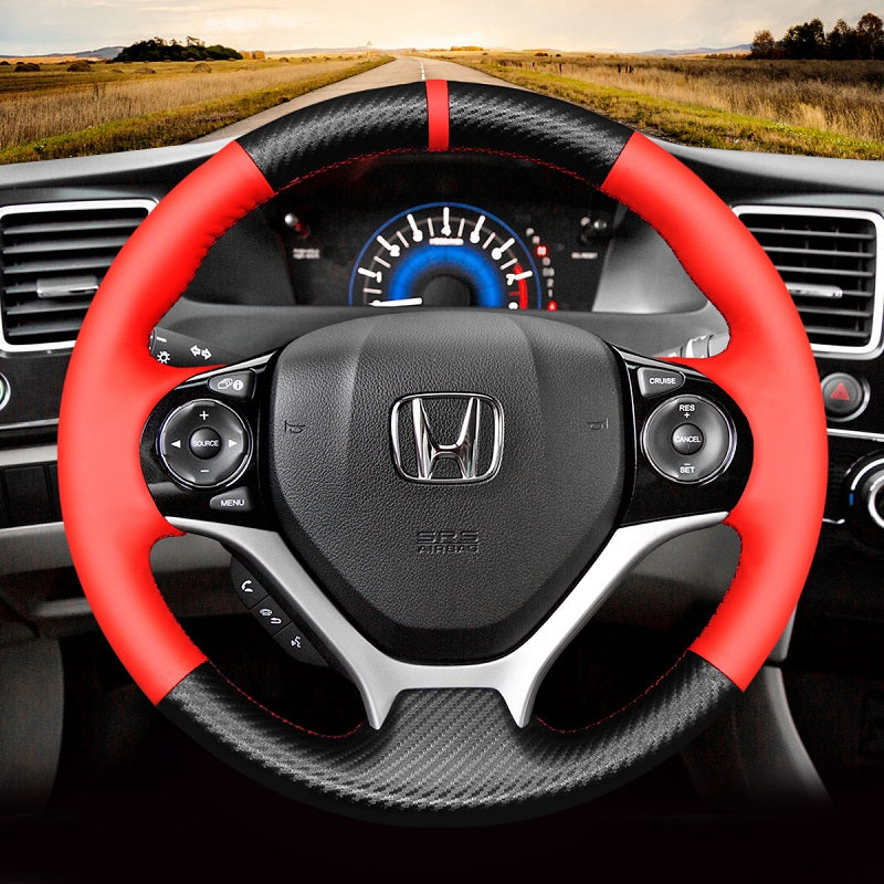Car Steering Wheel Cover Honda Civic 9 2012-2015 from Mewant