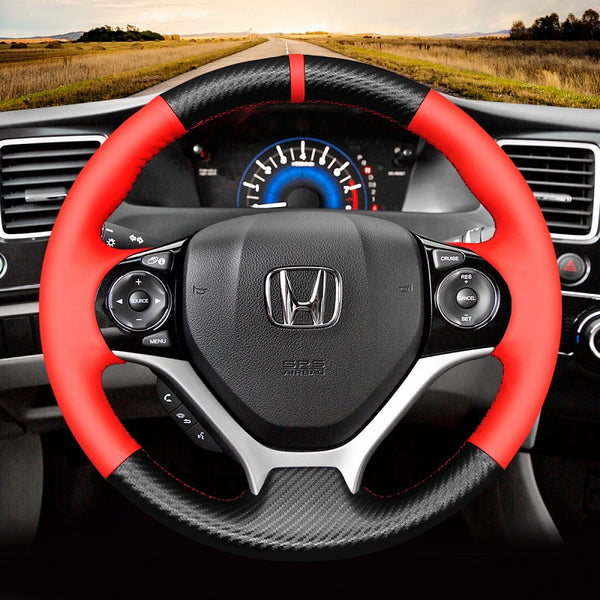 Car Steering Wheel Cover Honda Civic 9 2012-2015 from Mewant