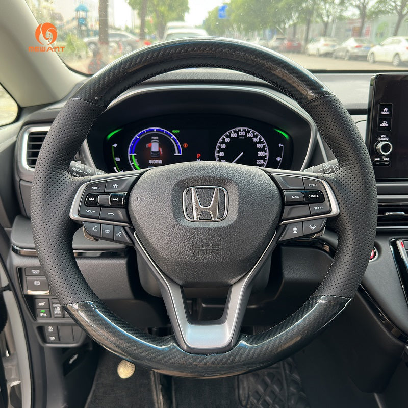 Mewant® Alcantara Car Steering Wheel Cover for Honda Accord 10 2018-2021 / Insight 2019-2021