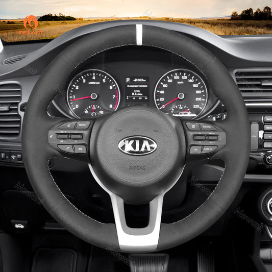 Car Steering Wheel Cover for Kia Picanto 3 Rio 4 Stonic from Mewant