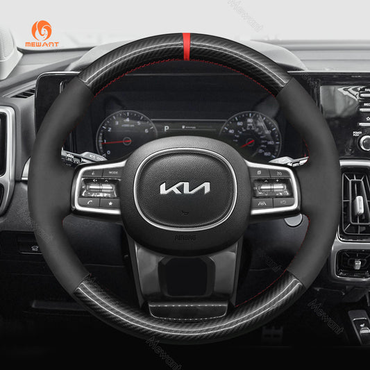 Car Steering Wheel Cover for Kia Sorento Carnival from Mewant