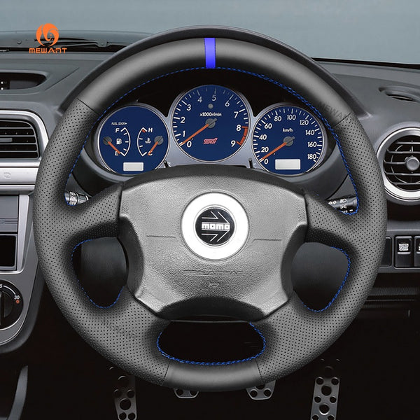 Mewant® Alcantara Car Steering Wheel Cover for Subaru Impreza WRX 1999-2004 / Impreza WRX STI 1999-2004