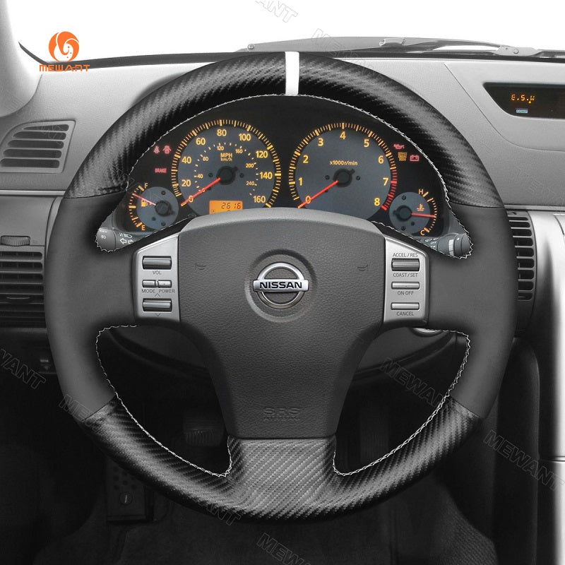 Mewant® Alcantara Car Steering Wheel Cover for Nissan Skyline V35 2003-2006