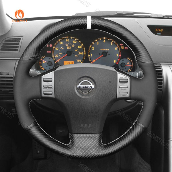 Mewant® Alcantara Car Steering Wheel Cover for Nissan Skyline V35 2003-2006