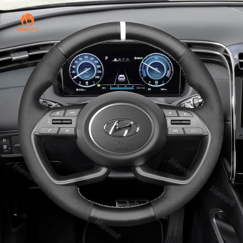 Mewant® Alcantara-Lenkradbezug für Hyundai i20 III 2020-2023 / Bayon 2021-2023