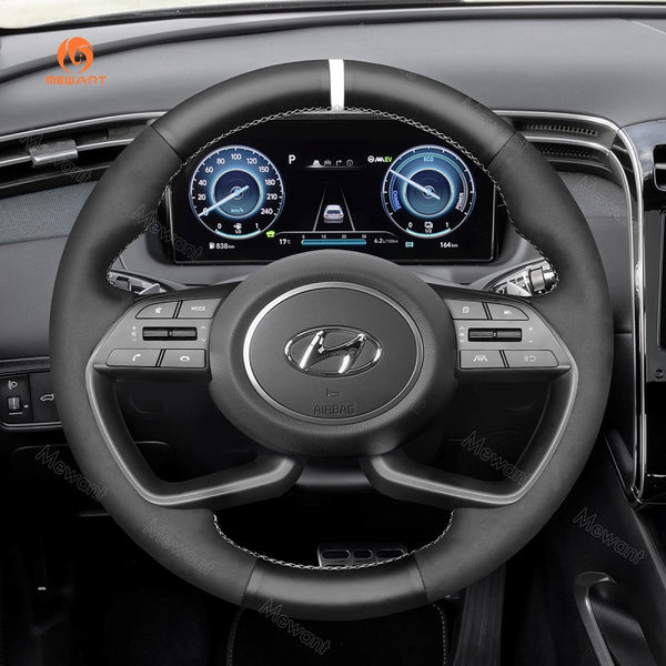 Mewant® Alcantara-Lenkradbezug für Hyundai i20 III 2020-2023 / Bayon 2021-2023
