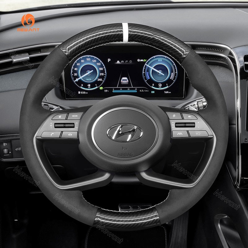 Mewant® Alcantara-Lenkradbezug für Hyundai i20 III 2020-2023 / Bayon 2021-2023