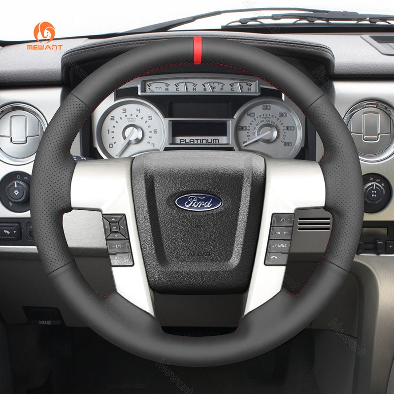Funda de volante Mewant® Alcantara para Ford F-150 (2009-2014) y Ford Expedition (2015-2017) 