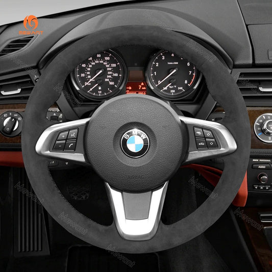 Mewant® Alcantara Car Steering Wheel Cover for Z4 E89 2009-2016