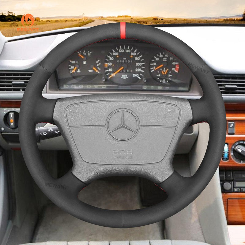 Hand Stitch Car Steering Wheel Cover for Mercedes Benz C-Class W202 1994-2020 from Mewant