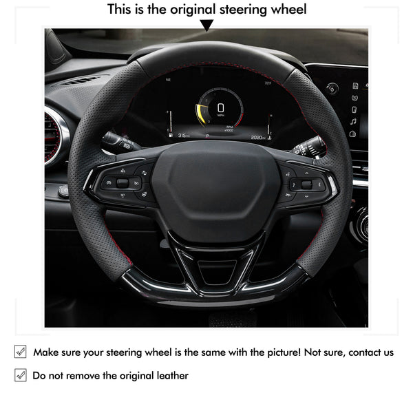 Mewant Car Steering Wheel Cover for Chevrolet Trax RS Trailblazer 2021-2024 Steering Cover