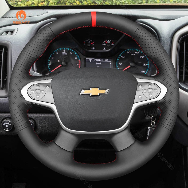 Mewant Car Steering Wheel Cover for Chevrolet (Chevy) Colorado Traverse Steering Cover
