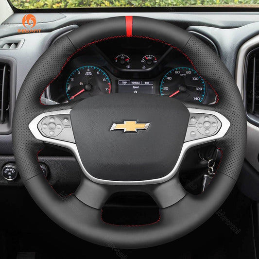 Mewant Auto-Lenkradbezug für Chevrolet (Chevy) Colorado Traverse, Lenkradbezug