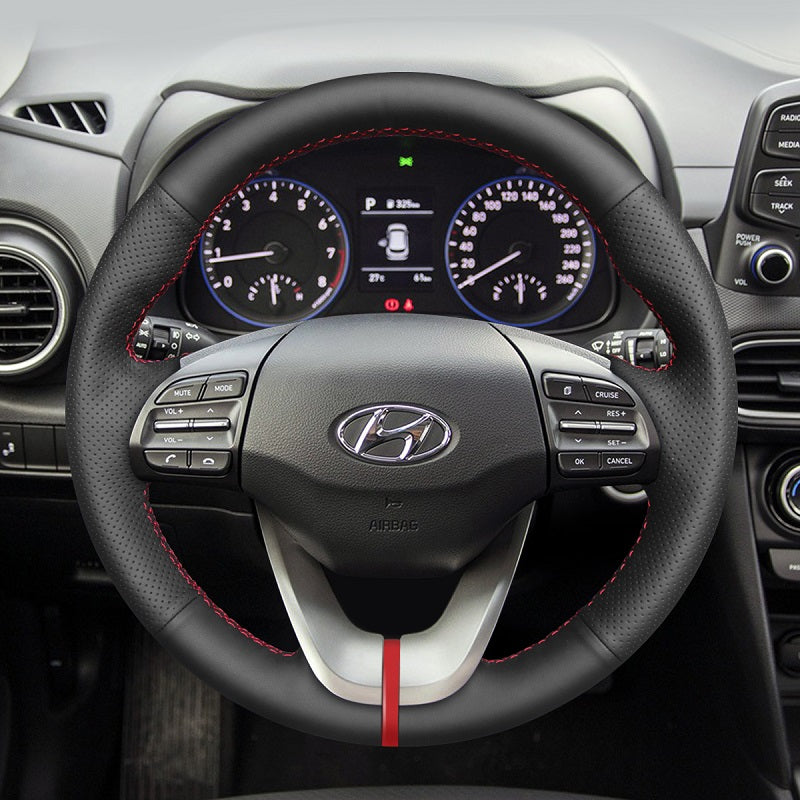Mewant Auto Lenkradbezug für Hyundai Elantra GT Veloster Lenkungsabdeckung