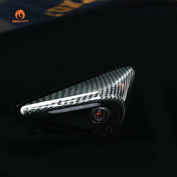 Mewant Side Camera Cover for Tesla Model 3 Highland Carbon Fiber Side Camera Protection Cover