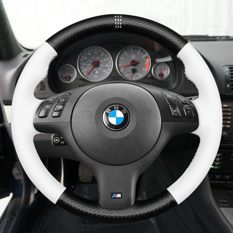 Mewant® Alcantara Car Steering Wheel Cover for 3 Series E46/5 5 Series E39 M3 E46 M5 E39