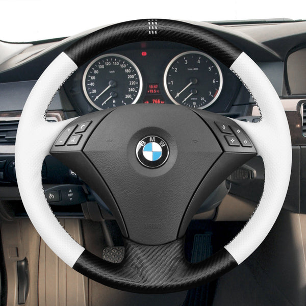 Mewant® Alcantara-Lenkradbezug für 5er-Serie E60 (Limousine) 2003–2009, 5er-Serie E61 (Touring) 2004–2009