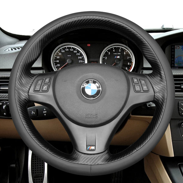 Mewant® Alcantara-Lenkradbezug für BMW 1er E87 (5-türige Schräghecklimousine) E81 (3-türige Schräghecklimousine) E82 (Coupé) E88 (Cabrio) M E82;3er E90 (Limousine) E91 (Touring) E92 (Coupe) E93 (Cabrio) X1 E84 M3 E90 M3 E92 M3 E93