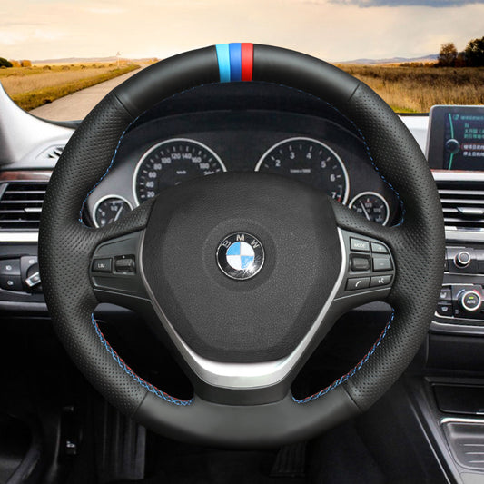 Mewant® Alcantara Car Steering Wheel Cover for BMW(M Sport)2 Series 3 Series4 Series 5 Series 6 Series  X2 X3 X4 X5 X6