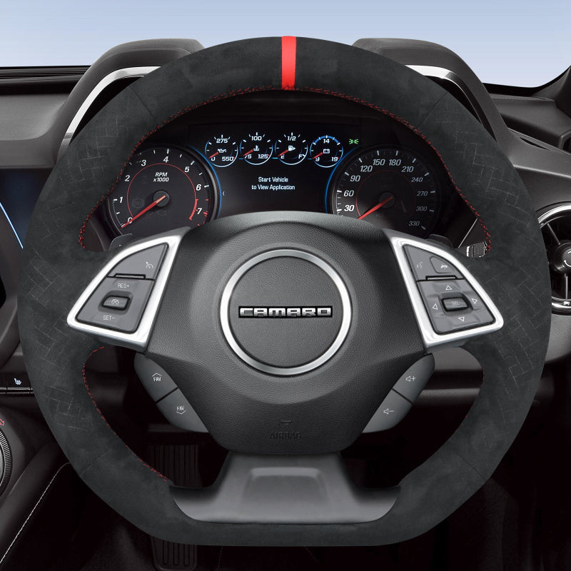 Mewant Car Steering Wheel Cover for Chevrolet (Chevy) Camaro 2016-2024