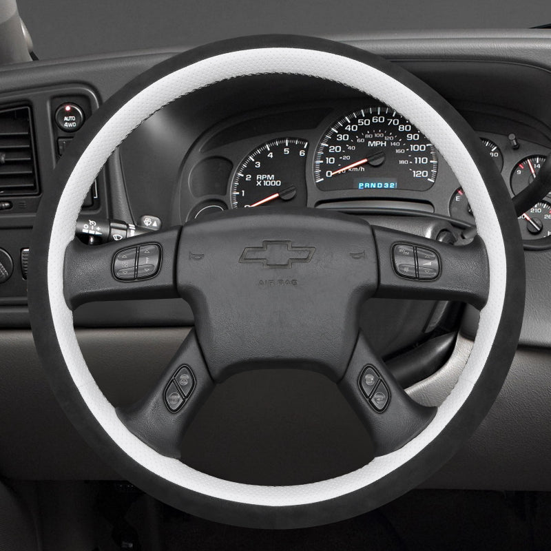 Mewant Car Steering Wheel Cover for Chevrolet (Chevy) Silverado 1500 1500 2500 3500 Classic TrailBlazer Steering Cover