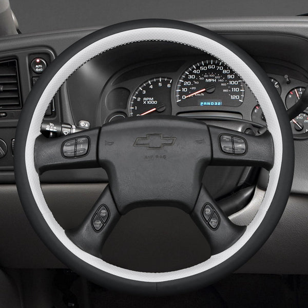 Mewant Car Steering Wheel Cover for Chevrolet (Chevy) Silverado 1500 1500 2500 3500 Classic TrailBlazer Steering Cover