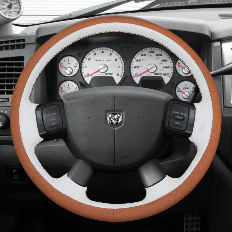 Mewant Car Steering Wheel Cover for Dodge Ram 1500 2500 3500 2004-2008