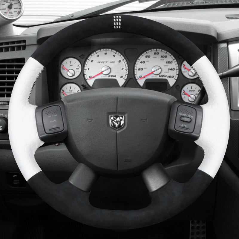 Mewant Car Steering Wheel Cover for Dodge Ram 1500 2500 3500 2004-2008