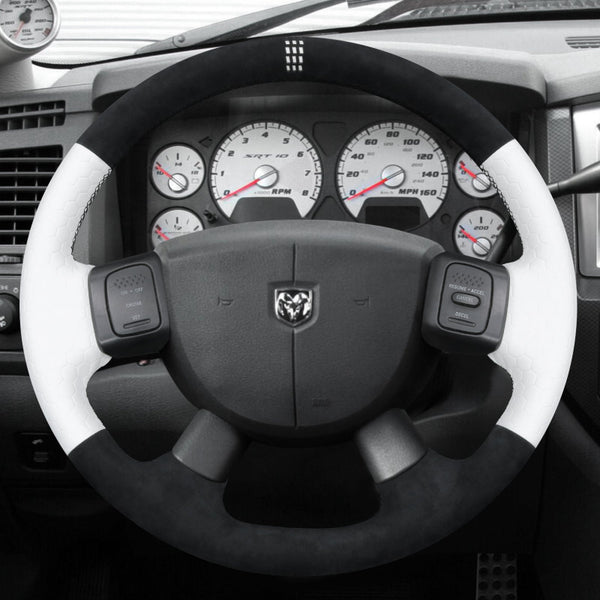 Mewant Car Steering Wheel Cover for Dodge Ram 1500 2500 3500 2004-2008