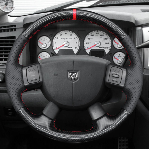Mewant Car Steering Wheel Cover for Dodge Ram 1500 2500 3500 2004-2008