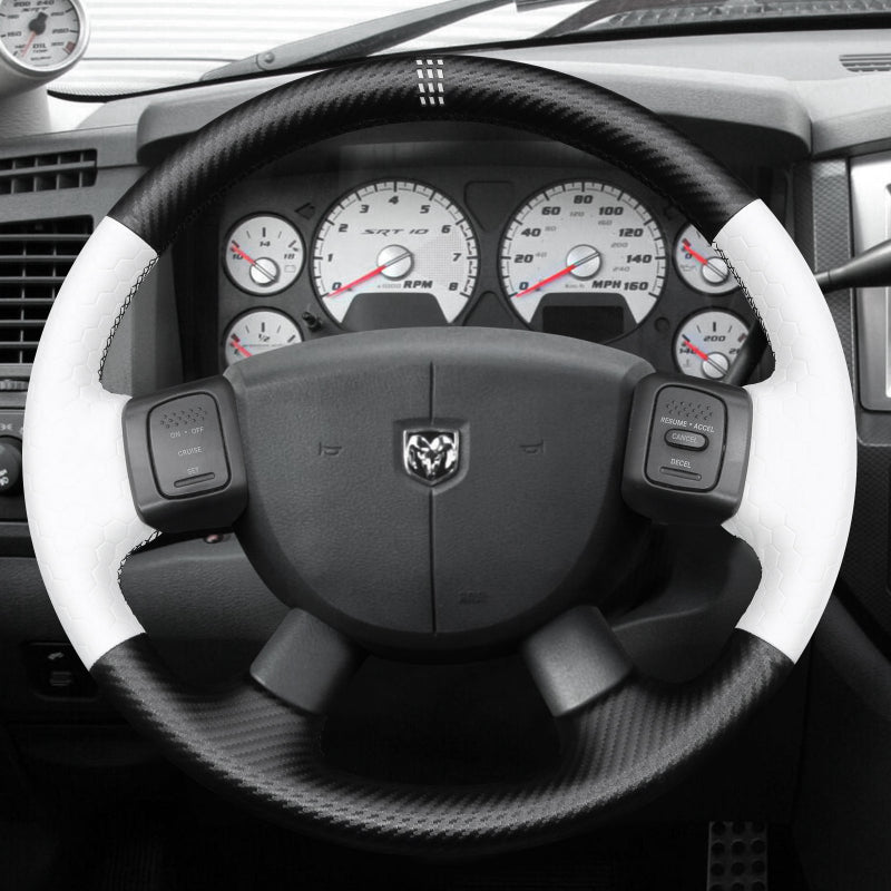 Mewant Car Steering Wheel Cover for Dodge Ram 1500 2500 3500 2004-2008