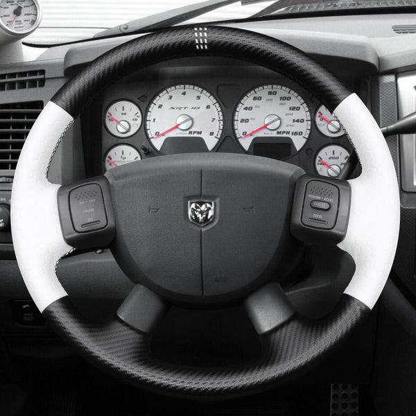 Mewant Car Steering Wheel Cover for Dodge Ram 1500 2500 3500 2004-2008