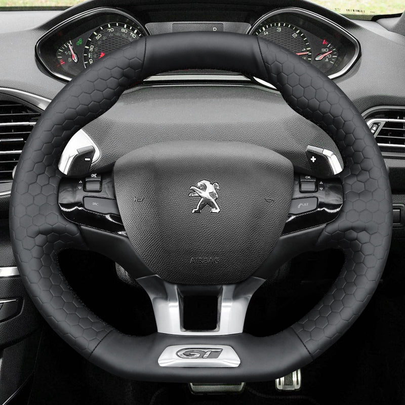 Mewant Car Steering Wheel Cover for Peugeot 308 GT/GTi Steering Cover
