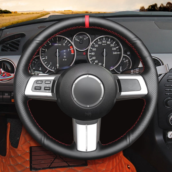 Mewant Car Steering Wheel Cover for Mazda MX-5 RX-8 CX-7 CX7