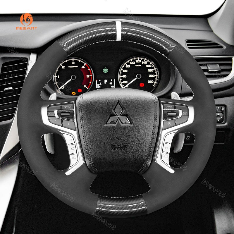 Mewant Car Steering Wheel Cover for Mitsubishi Outlander 2022-2024 Outlander PHEV 2023-2024