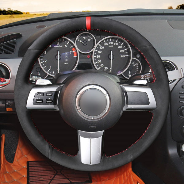 Mewant Car Steering Wheel Cover for Mazda MX-5 RX-8 CX-7 CX7