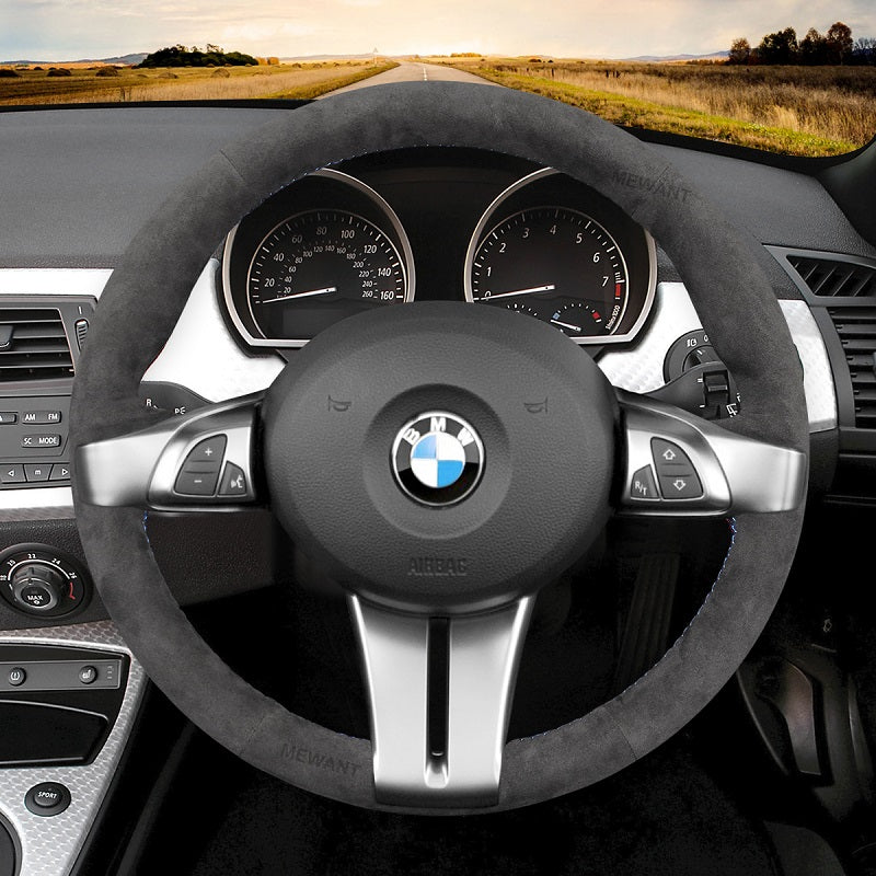 Car Steering Wheel Cover for Z4 E85 (Roadster) E86 (Coupe) from Mewant