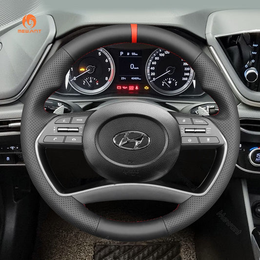 Mewant Car Steering Wheel Cover for Hyundai Sonata VIII 2020-2023 / STARIA (STARIA LOAD)