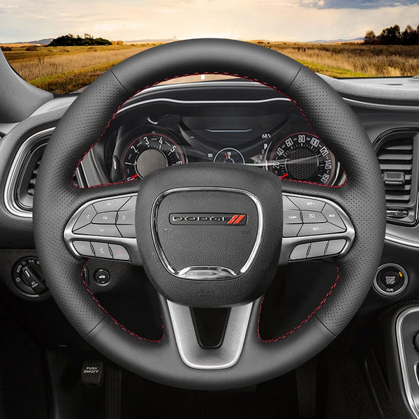 Car Steering Wheel Cover for Dodge Challenger Charger from Mewant