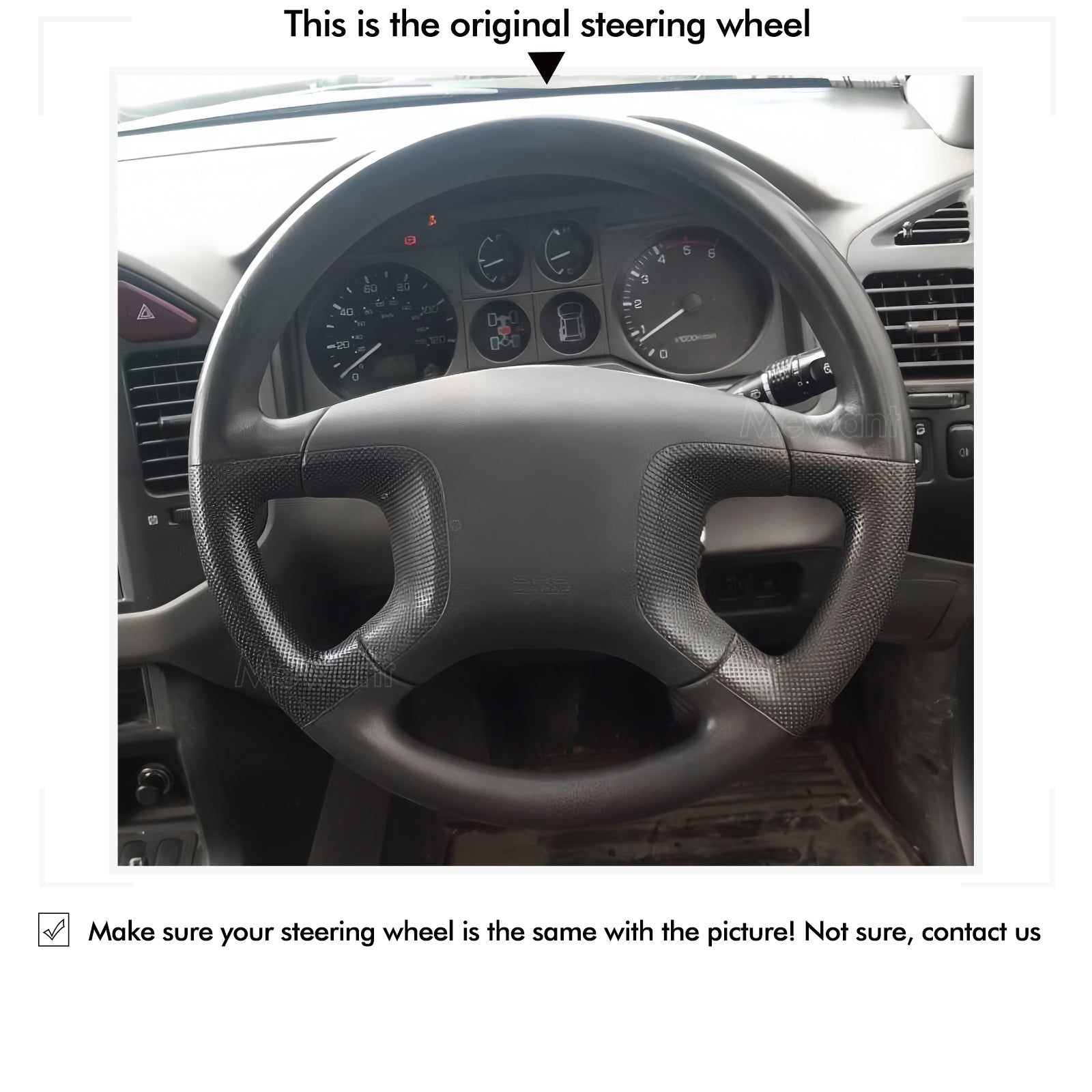 Car Steering Wheel Cover for Mitsubishi Pajero (Montero) from Mewant