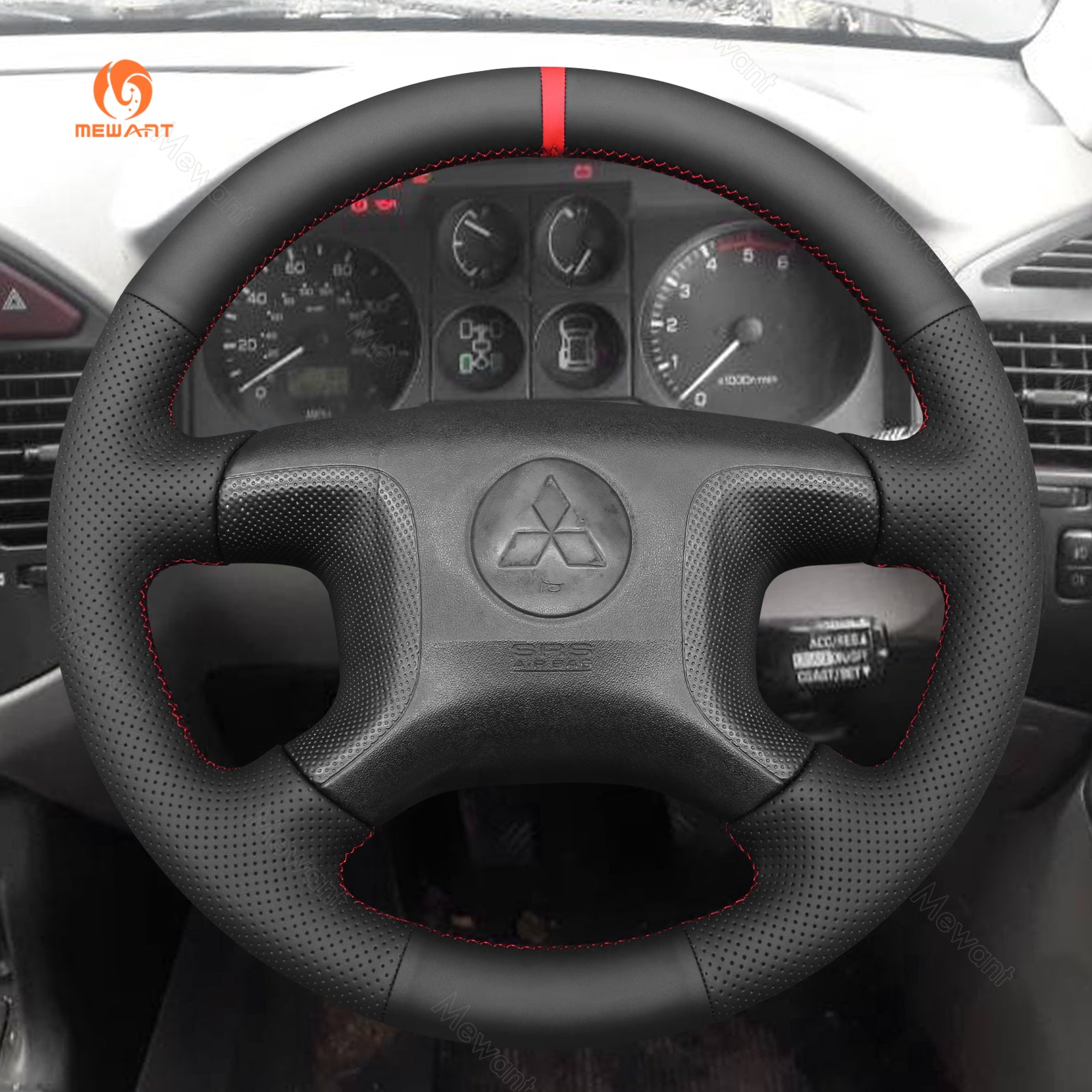Car Steering Wheel Cover for Mitsubishi Pajero (Montero) from Mewant