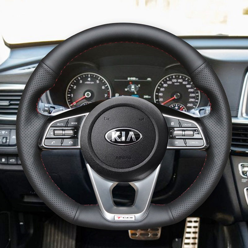 Funda para volante de coche de Mewant para Kia Ceed Cee'd 3 (GT/GT-Line) Optima 5 (GT-Line)